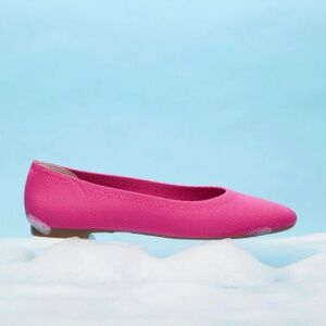 Antonio Melani Pink Knit Ballet Flats